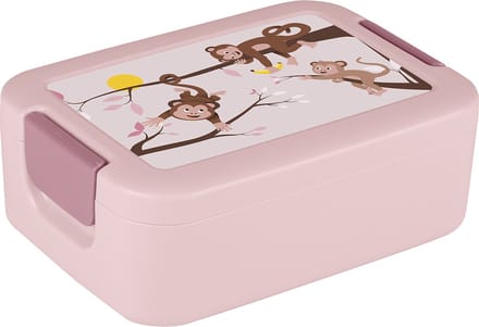 Sunware Sigma home Broodtrommel Lunchbox - Aap - Roze - 1L