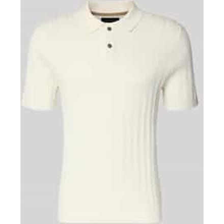 Slim Fit poloshirt in brei-look