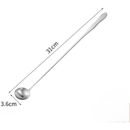 Cuillère à long manche white