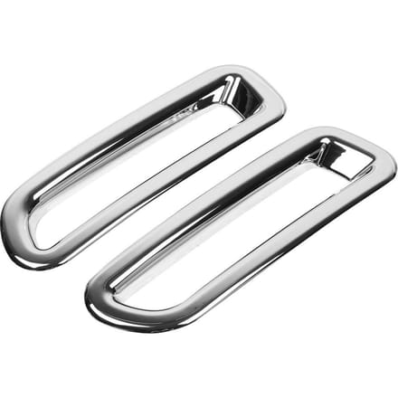 2 stuks Auto Achtermistlicht Lampkap Sierlijst Frame Vormdeel voor Suzuki Vitara 16 18 white