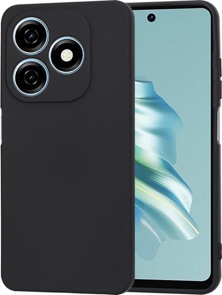Hoesje geschikt voor Tecno Spark 20 - Techsuit Soft Flex Silicone Back Cover - Black