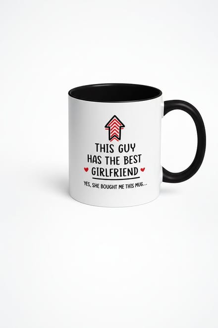 Koffiemok 'Deze Gast Heeft de Beste Vriendin' - Grappig Cadeau Vriendje