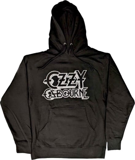 Ozzy Osbourne - Vintage Logo Hoodie/trui - S - Zwart