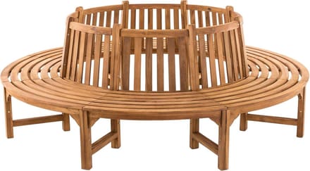 CLP Novum Ronde bank - Teak teak 250 cm