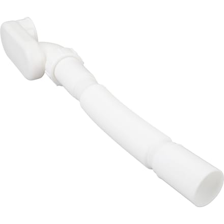 Tuyau d'évacuation de douche de baignoire PVC 1 1 2 Type P Extensible Anti-odeur Tuyau de drainage pour éviers lavabos white