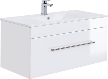 Wastafelkast Ivar Wit - Breedte 100 cm - Hoogte 49.7 cm - Diepte 47.5 cm