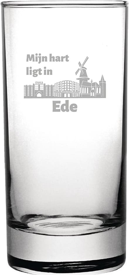 Gegraveerde longdrinkglas 28,5cl Ede