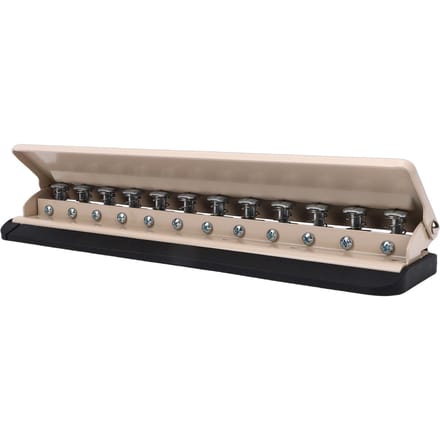 Discbound Geperforeerd Notitiesysteem Notitieboek 12 Gaten Paddenstoelvormige Perforator black