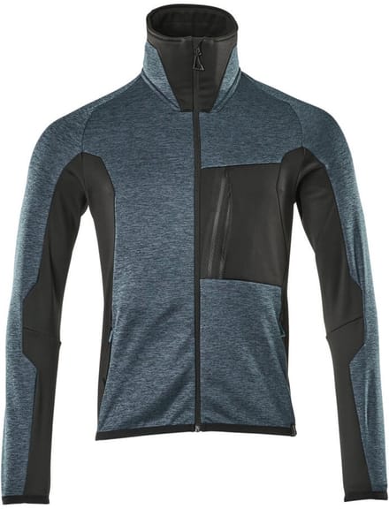 Mascot Advanced Fleecetrui met rits 17103-316 - donkerpetrol/zwart - 3XL
