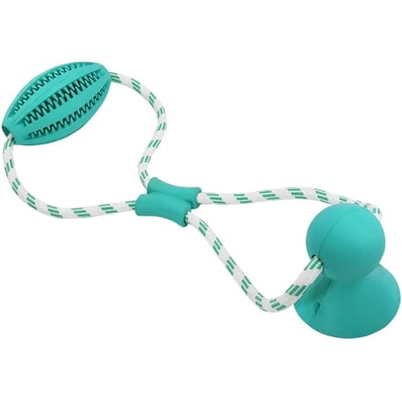 Rubberen bal met touw voor honden Nobby Pet Dental Line