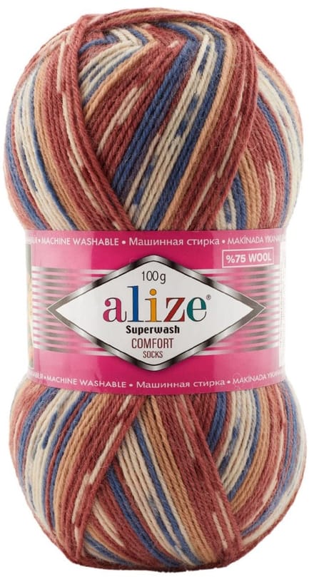 Sokkenwol Alize Comfort Superwash - 7841