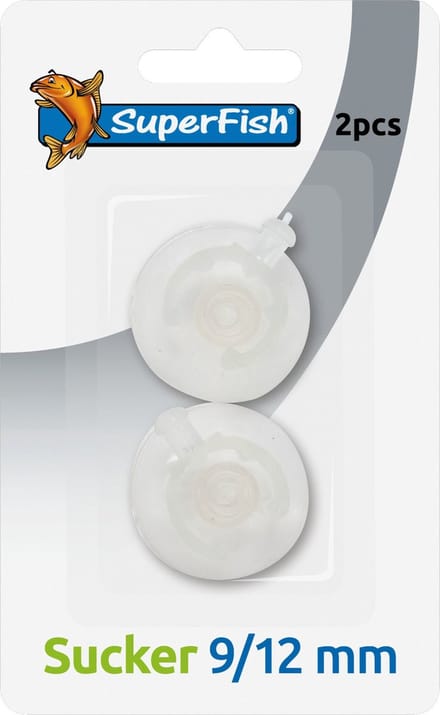 Superfish Zuignap - Aquarium Toebehoren - 2 stuks 9/12 Mm