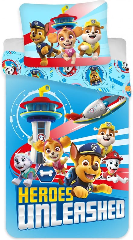Paw patrol - Nickelodeon - dekbedovertrek  140x200cm - 100% katoen