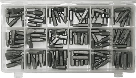 SW stalen bitassortiment, chroom vanadium, 04142L