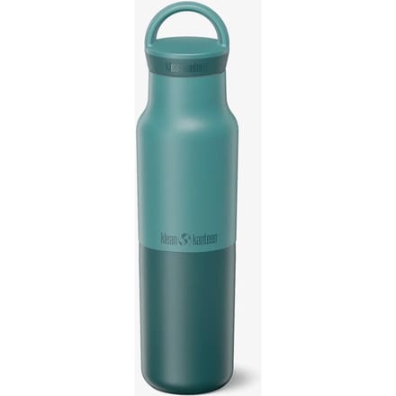 Klean Kanteen Rise Classic Insulated 355ml - Arch Loop Cap Brittany Blue- Geïsoleerde waterfles - compact formaat