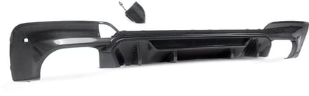 Diffuser Ravon - Achterbumper - Voor BMW X3 G01 M40i (2018-2021) - Prestaties ABS - Carbon Look - Achterlip - Auto accessoires