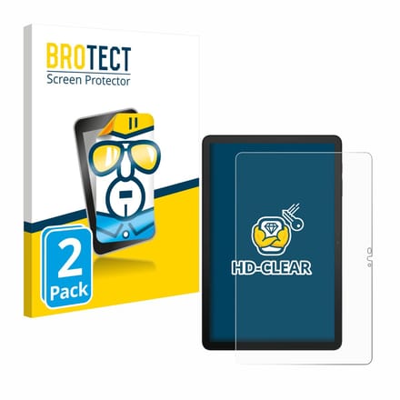 BROTECT - Screenprotector voor Telekom T Tablet 2 - Folie Beschermfolie transparant 2 Stuks