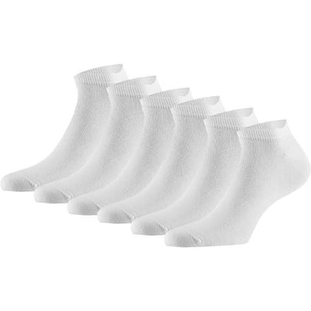 Apollo Bamboo Sneakersokken Wit - 6 paar Witte Bamboe sneaker sokken - Unisex - Maat 35-38