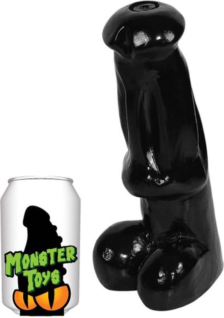 Gangbangster - Giclore - Dildo - 20 x 8,5 cm - PVC - Zwart