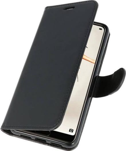 Wallet Cases Hoesje Geschikt voor Huawei P20 Zwart