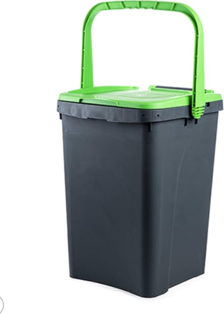 Ecoplus 50 liter afvalemmer groen - afvalscheidingsbak - sorteerbak - afvalbak