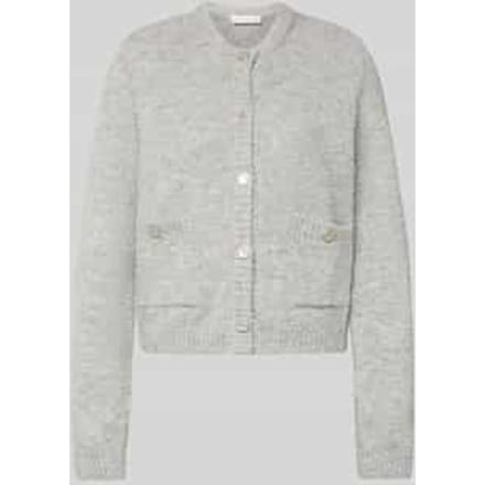 Loose fit gebreid vest met wol-aandeel