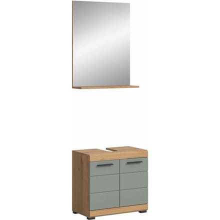 Scout badkamercombinatie salie MDF TZ Artisan eiken NB - 34x60x191cm