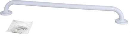 Gerimport Badkamer handgreep - wit - 60 cm - RVS metaal - douche wand handgrepen