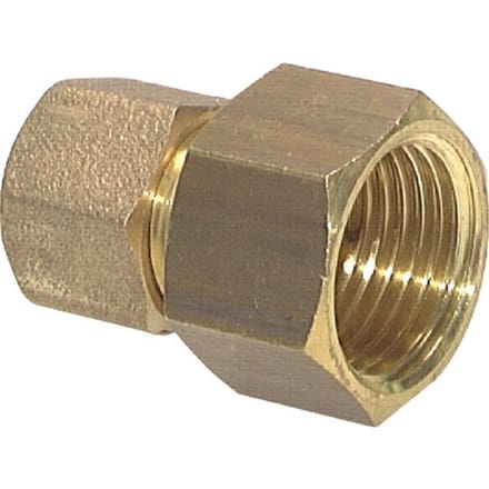 G 1/8'' x 4mm Messing Rechte Knelfitting 150 Bar DIN EN 1254-2 [2 Stuks]