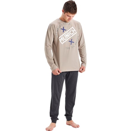 Winterpyjama lange mouw ronde hals MU1 heren