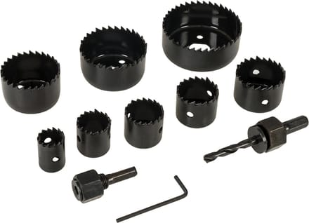 Silverline 11-delige gatenzaag set 19 - 64 mm