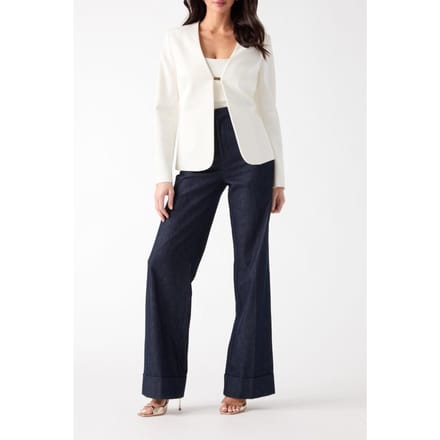 GUESS Gwen Front Open Blaz White Peaks Taglia: 48 | Blazers Outlet | Donna | Bianco