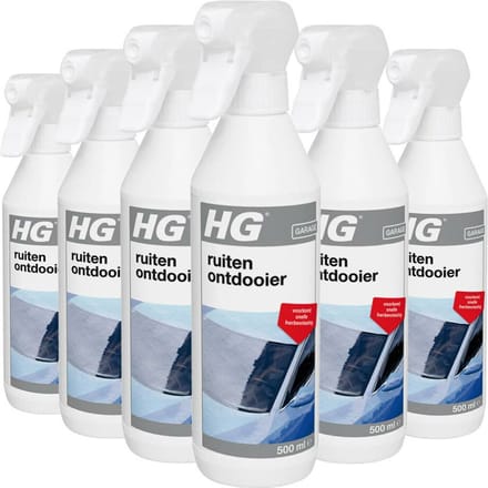 6x HG Ruitenontdooier 500 ml