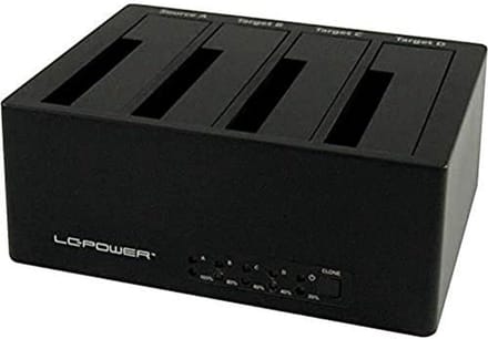 4-Bay Externe Harde Schijf Docking Station USB 3.0 voor 2.5" en 3.5" HDD/SSD
