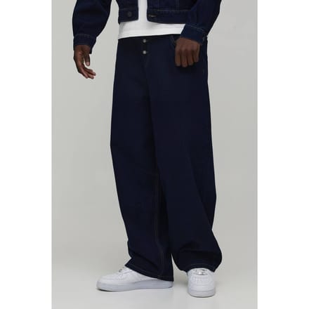 Barrel Fit Co-Ord Jeans | Indigo | Size 50
