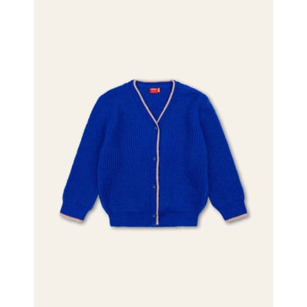 Oilily Vluffy Vest- maat98/3T Royal Blauw