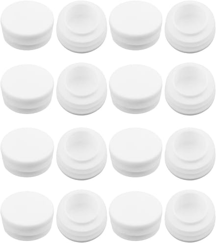 Plastic Plug - Dopjes - Meubels Beschermen - Duurzame Constructie - 25 Mm - Wit
