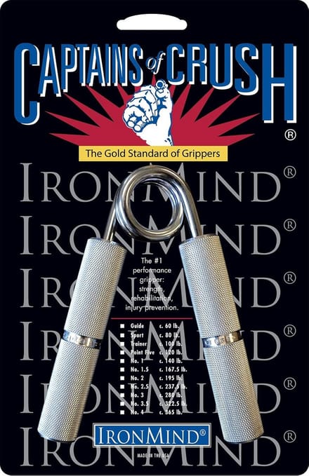 Captains of Crush Hand Gripper - Goudstandaard voor Handkrachttraining