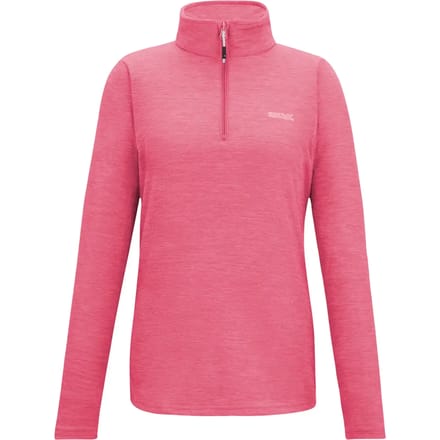 Dames Sweethart Marl Half Zip Fleece