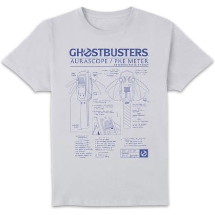 Ghostbusters Ghost Trap Schematic Men's T-Shirt - White - L