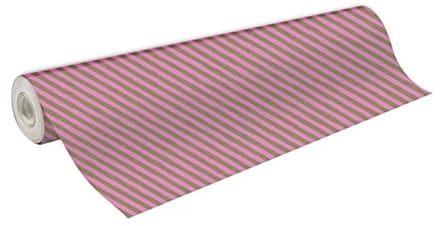 Cadeaupapier met Roze Strepen - 50 x 70 cm, 70 g