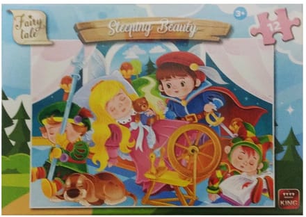 Puzzel Sprookje Sleeping Beauty - King - 12 Stukjes