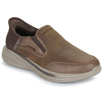 Skechers Slade - Cooper Heren Instappers - Bruin