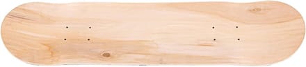 8-laags maple skateboard deck met double concave - natuurlijke uitstraling