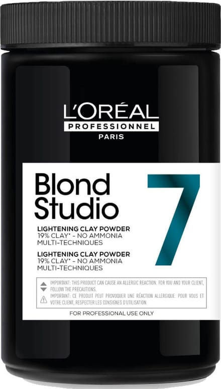 L’Oréal Professionnel - Blond Studio - Clay Powder | Blondeerpoeder voor alle haartypes - 500 ml.