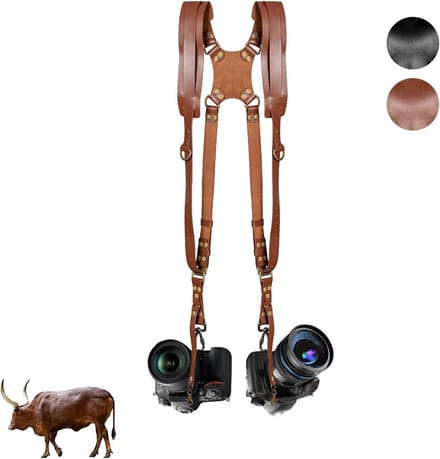Dubbele Camerariem met X-vormig Ontwerp voor Professionele Fotografen