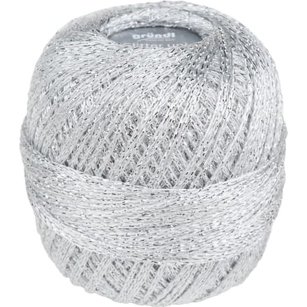 Haakgaren Glitter - Zilver