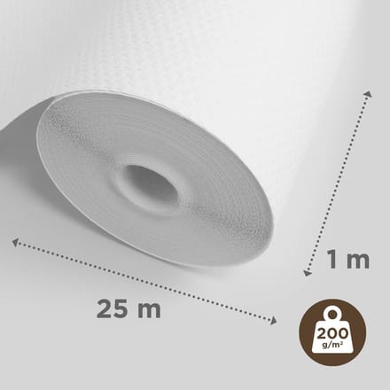 Sencys Glasvliesbehang Ruit - 25 M - 200 G/m²