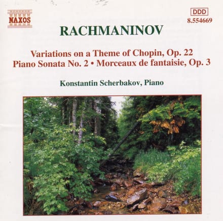 Konstantin Scherbakov - Rachmaninov: Sonate No. 2 | Chopin Variations (CD)