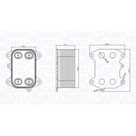 Oliefilterhuis MAGNETI MARELLI 350300003300
